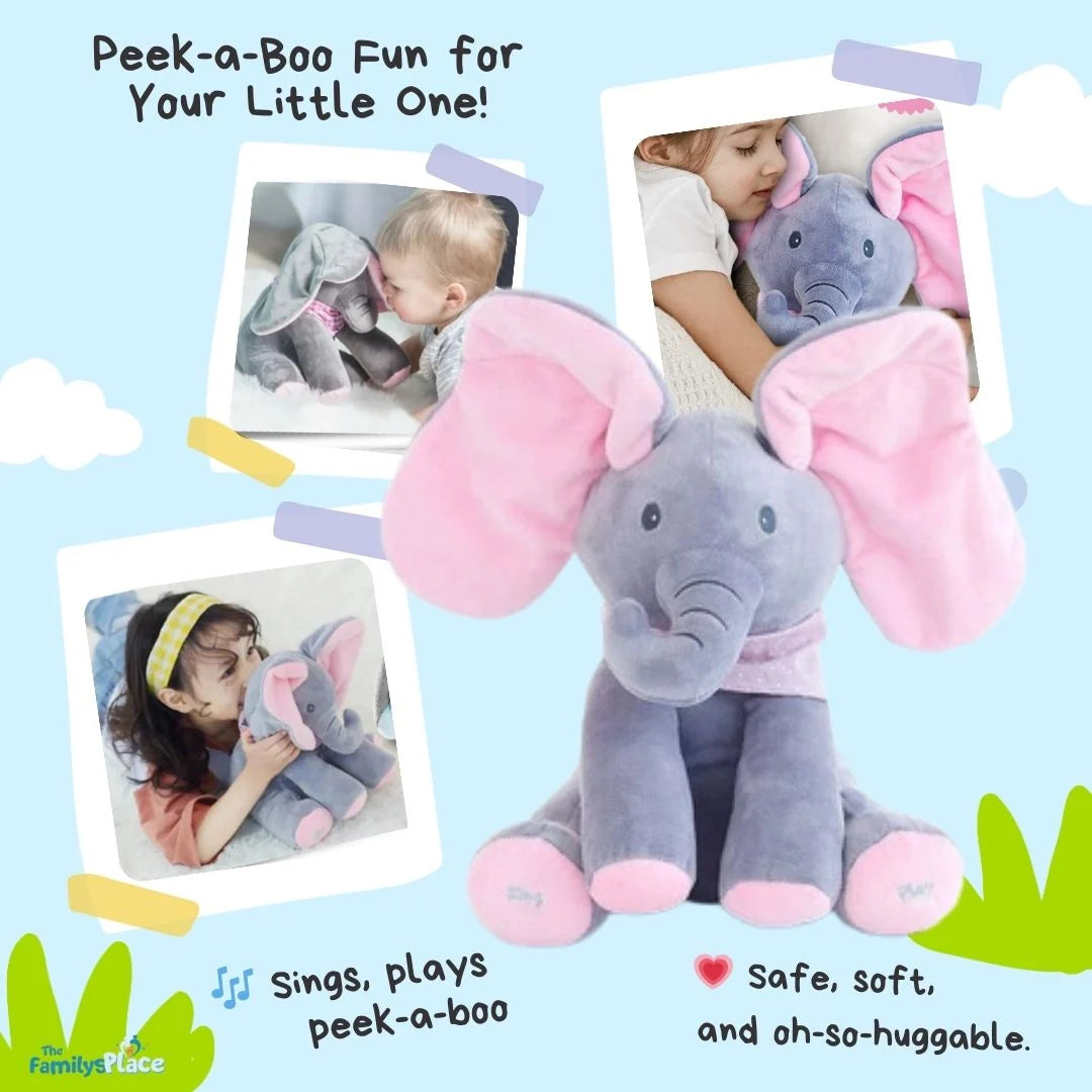 Peek a Boo Talking Elephant - Familysplace™